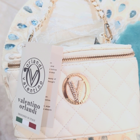 Valentino Orlando white and gold Crossbody - NWT - Picture 10 of 11